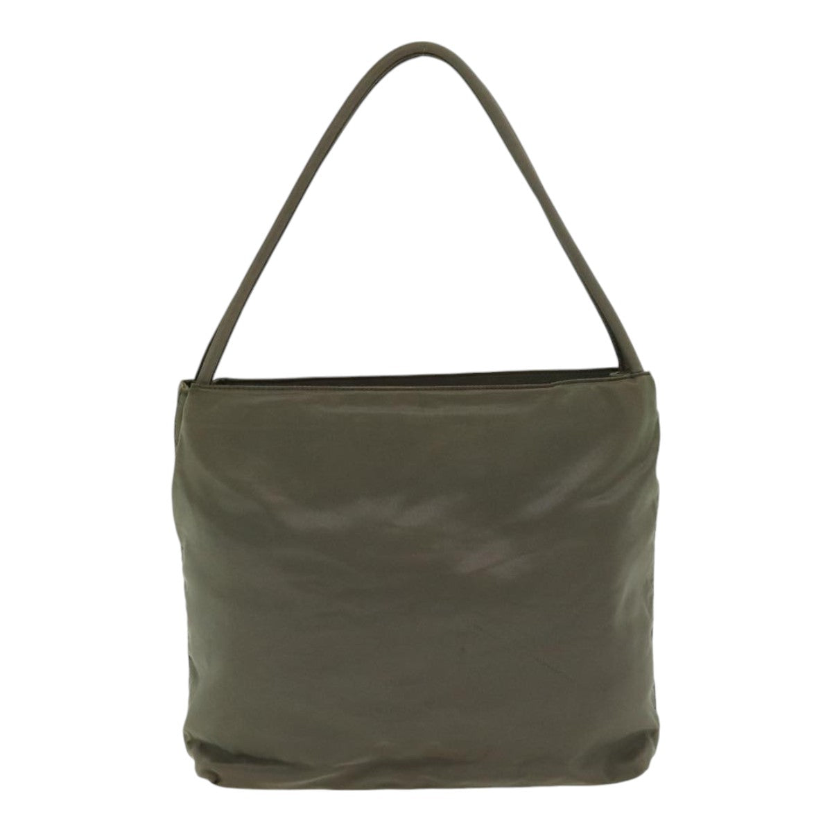 PRADA Tote Bag Nylon Khaki Auth 83950