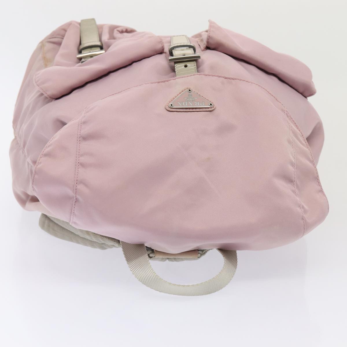 PRADA Hand Bag Nylon Pink Auth 83953