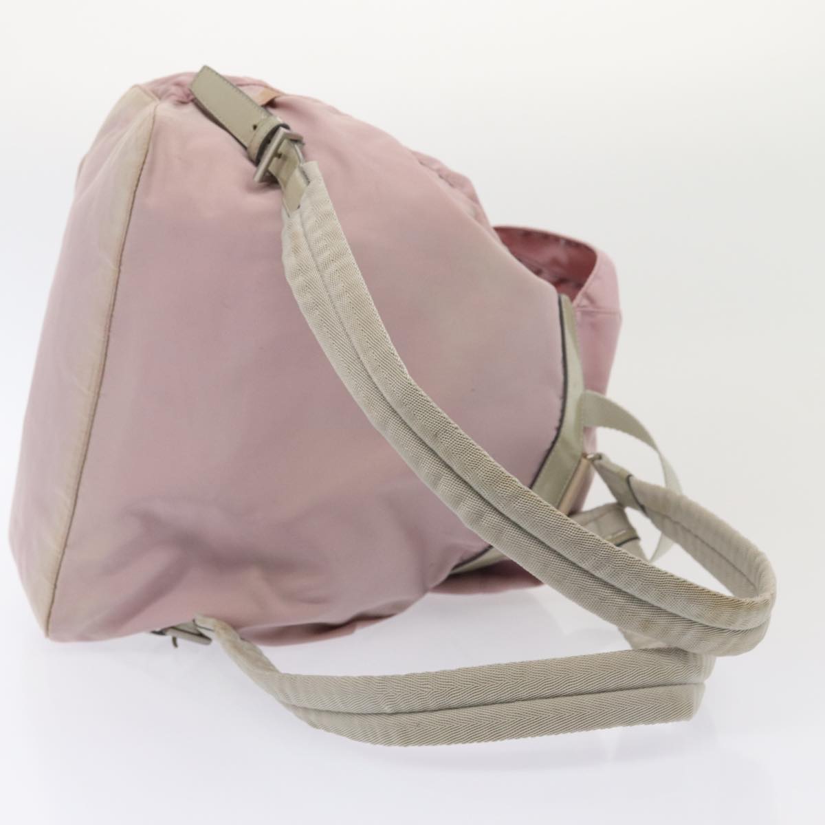 PRADA Hand Bag Nylon Pink Auth 83953