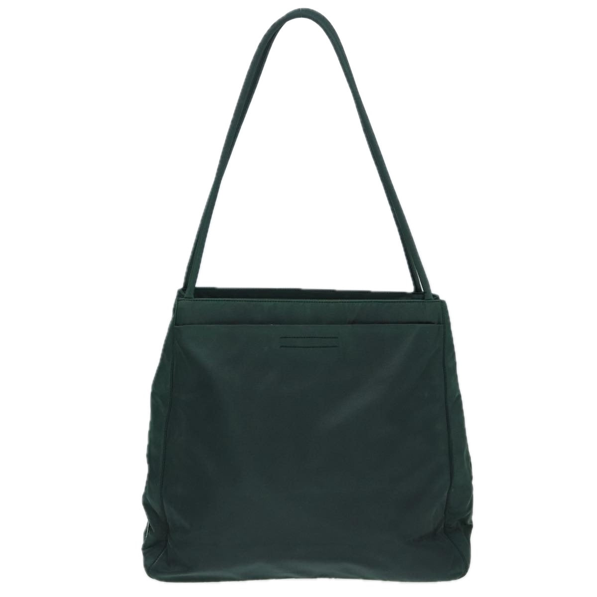 PRADA Tote Bag Nylon Green Auth 83955