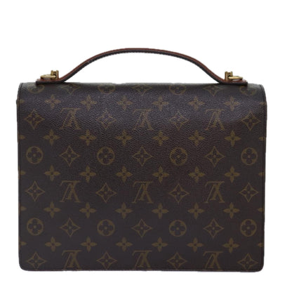 LOUIS VUITTON Monogram Monceau 28 Hand Bag 2way M51185 LV Auth 83970
