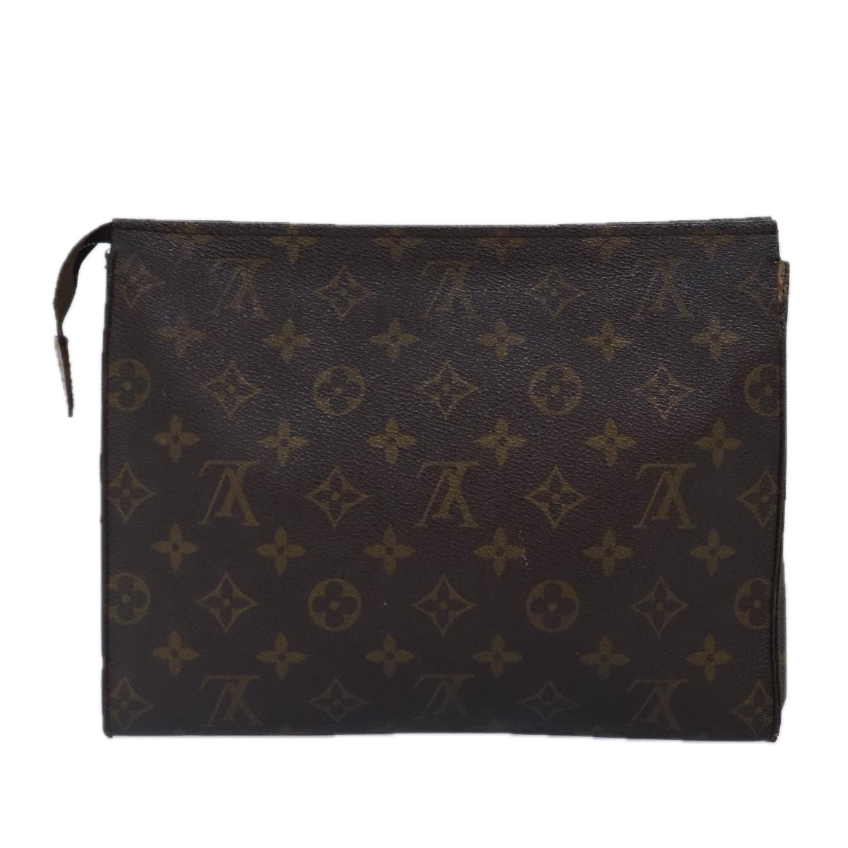 LOUIS VUITTON Monogram Poche Toilette 26 Pouch M47542 LV Auth 83981