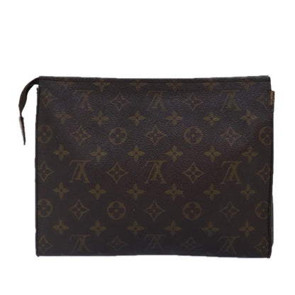 LOUIS VUITTON Monogram Poche Toilette 26 Pouch M47542 LV Auth 83981