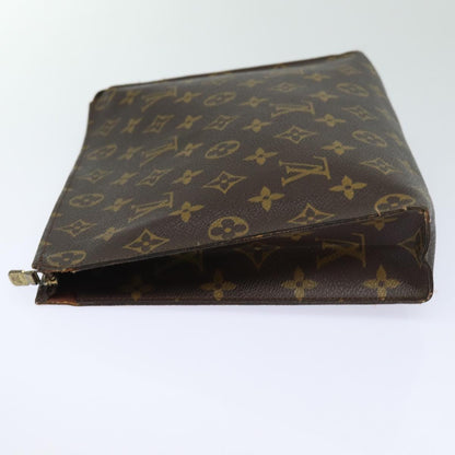 LOUIS VUITTON Monogram Poche Toilette 26 Pouch M47542 LV Auth 83995