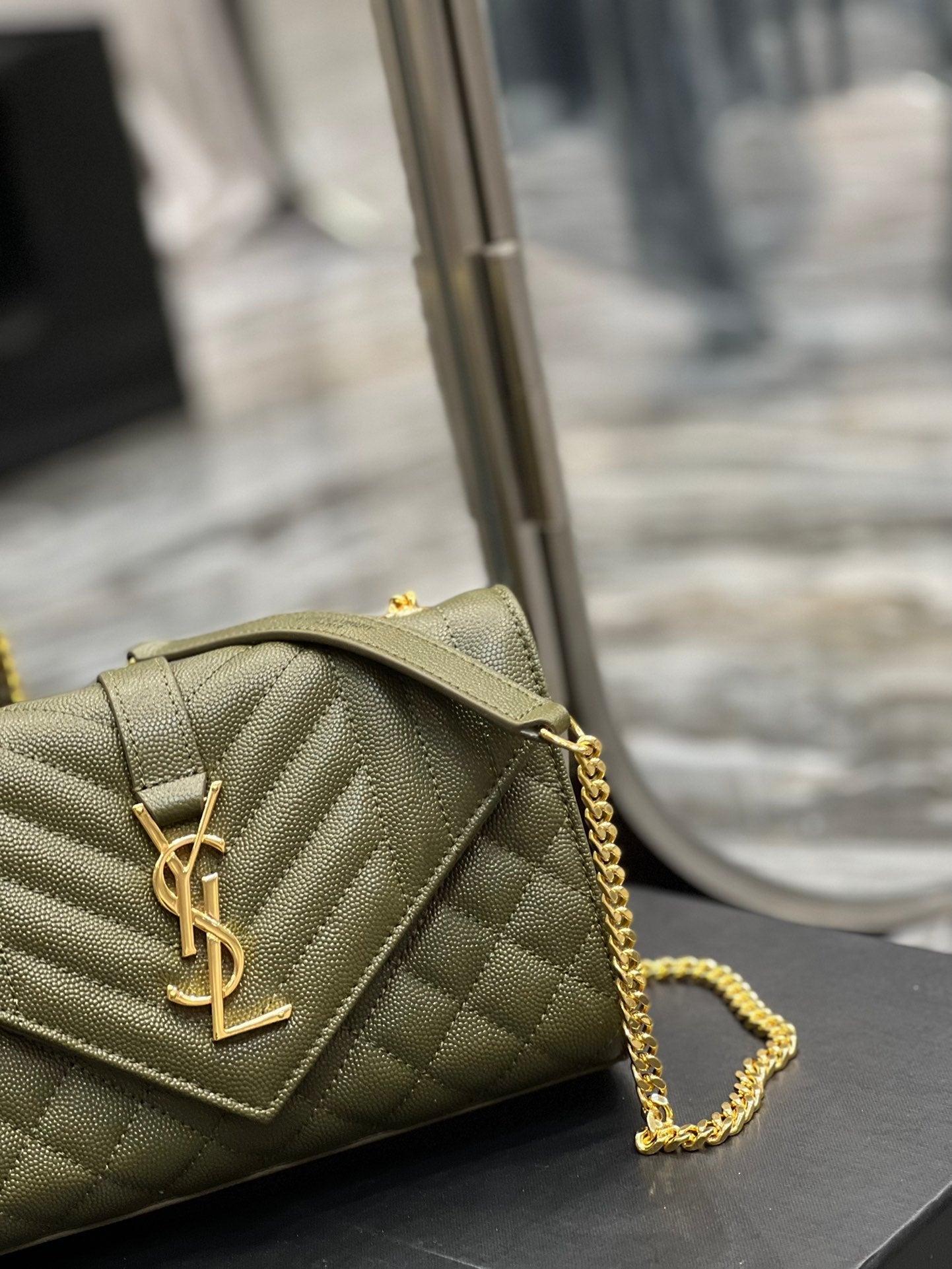 Yves Saint Laurent Small Bag In Mix Matelasse