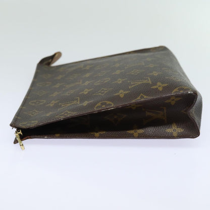 LOUIS VUITTON Monogram Poche Toilette 26 Pouch M47542 LV Auth 84025