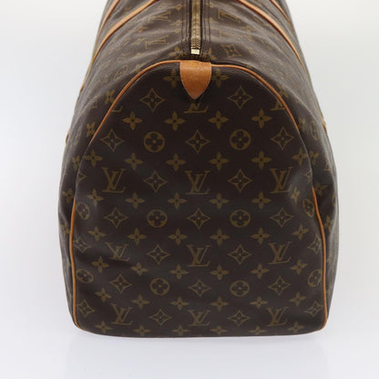 LOUIS VUITTON Monogram Keepall 60 Boston Bag M41422 LV Auth 84033