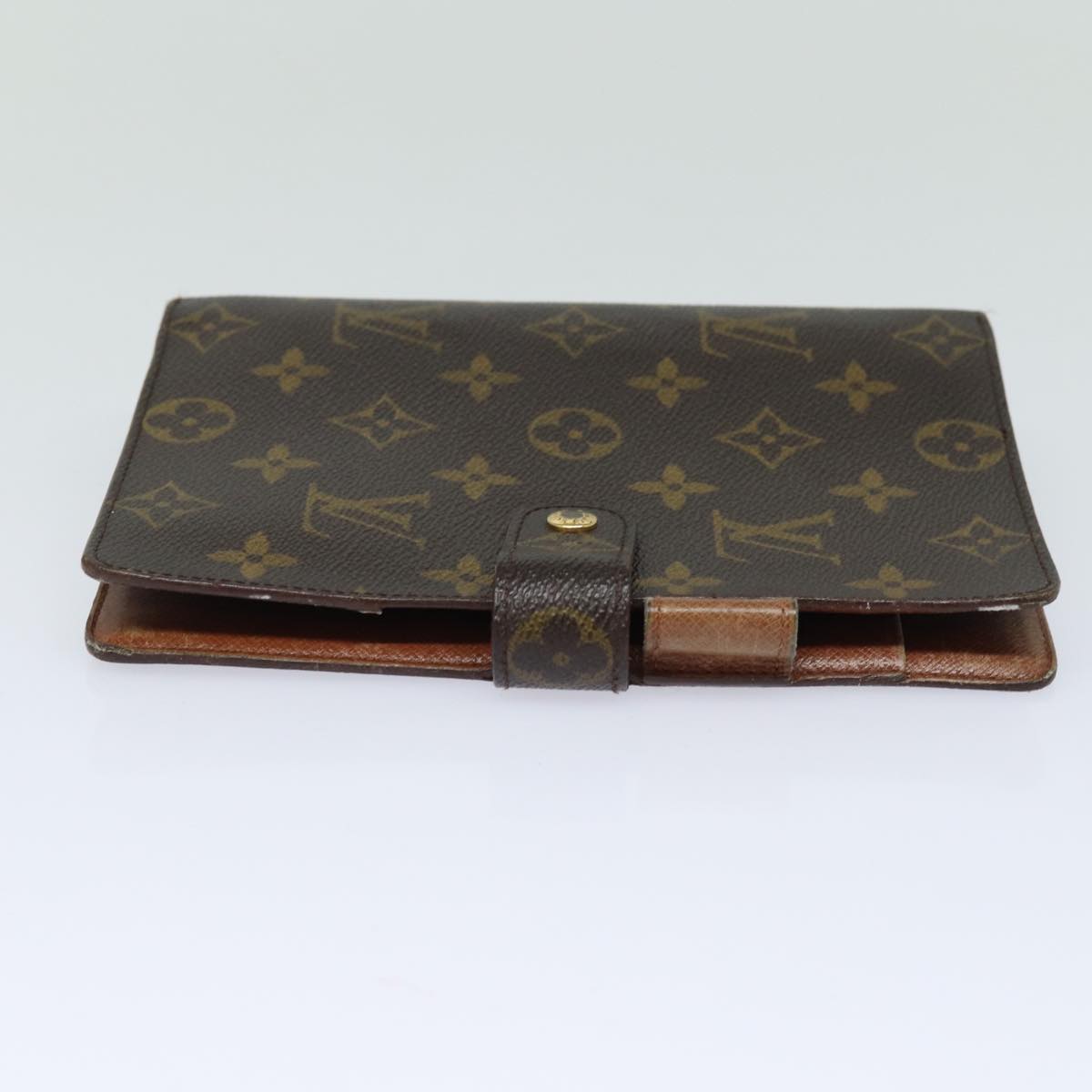 LOUIS VUITTON Monogram Agenda MM Day Planner Cover R20105 LV Auth 84086