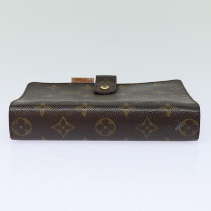 LOUIS VUITTON Monogram Agenda MM Day Planner Cover R20105 LV Auth 84086