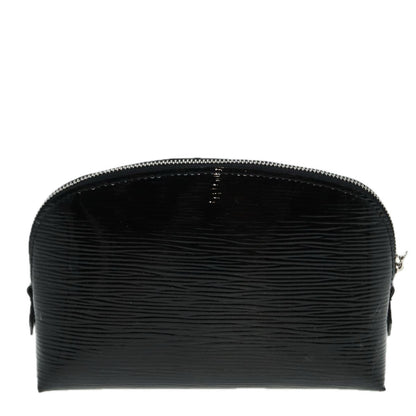LOUIS VUITTON Epi Pochette Cosmetic PM Cosmetic Pouch Black M41348 LV Auth 84088