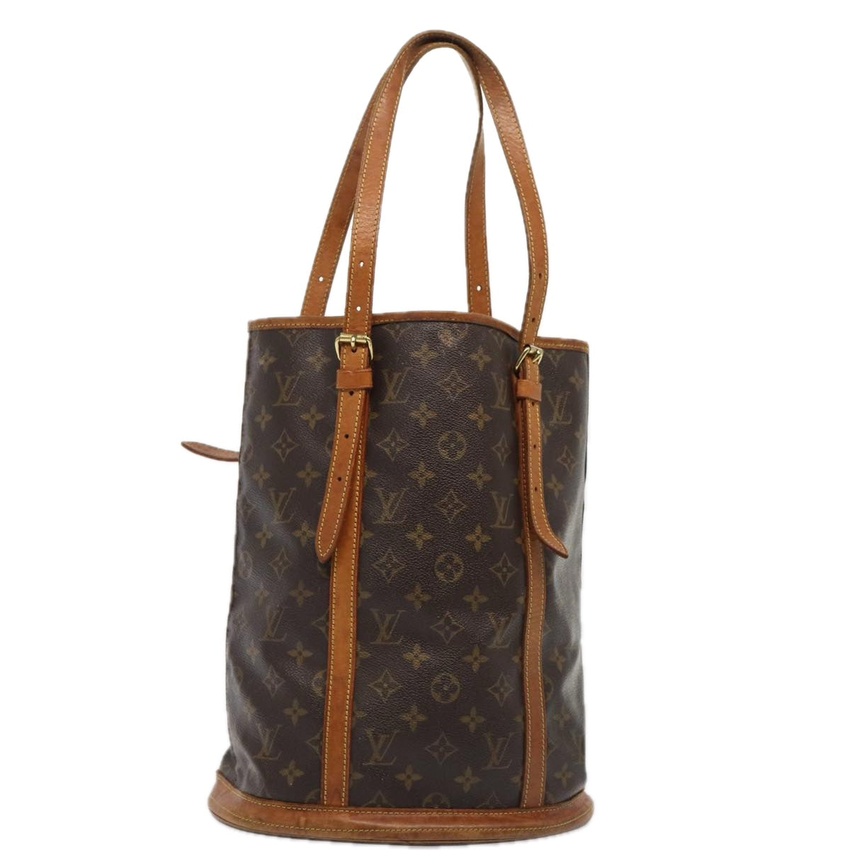 LOUIS VUITTON Monogram Bucket GM Shoulder Bag M42236 LV Auth 84101