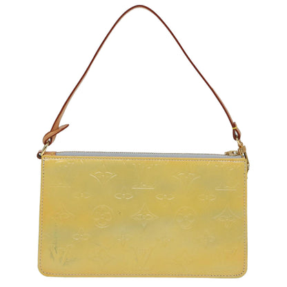 LOUIS VUITTON Monogram Vernis Lexington Accessory Pouch Gris M91056 Auth 84126
