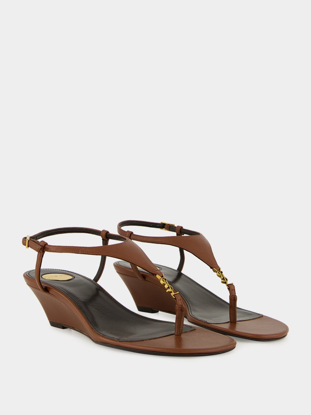 Aesthetic Brown Cassandra 40 Mid-Heel Sandals