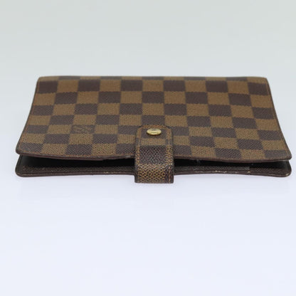 LOUIS VUITTON Damier Ebene Agenda MM Day Planner Cover R20240 LV Auth 84132