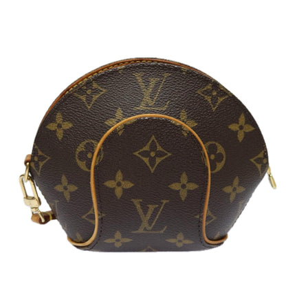LOUIS VUITTON Monogram Mini ellipse Pouch M51129 LV Auth 84152A