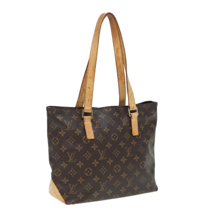 LOUIS VUITTON Monogram Cabas Piano Tote Bag M51148 LV Auth 84163