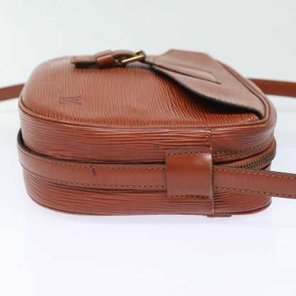 LOUIS VUITTON Epi Jeune FilleMM Shoulder Bag Brown M52153 LV Auth 84176