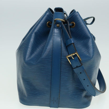 LOUIS VUITTON Epi Petit Noe Shoulder Bag Blue M44105 LV Auth 84178