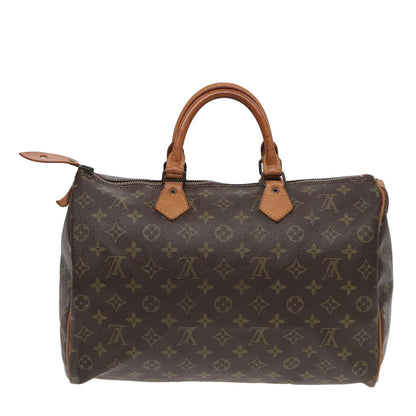 LOUIS VUITTON Monogram Speedy 35 Hand Bag M41524 LV Auth 84194