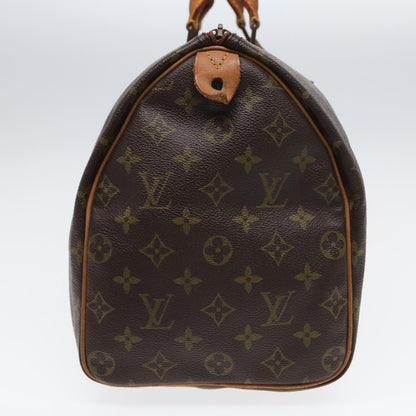 LOUIS VUITTON Monogram Speedy 35 Hand Bag M41524 LV Auth 84194