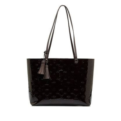 Louis Vuitton Monogram Verney Long Beach MM Tortoise Bag M90475 Amarant Pearl Patent Leather  Louis Vuitton