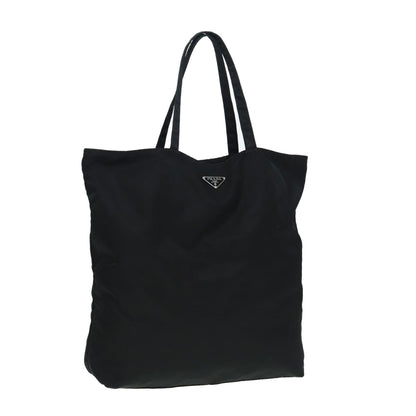 PRADA Tote Bag Nylon Black Auth 84242