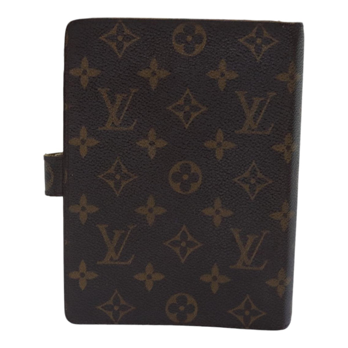 LOUIS VUITTON Monogram Agenda MM Day Planner Cover R20105 LV Auth 84252