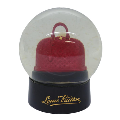 LOUIS VUITTON Snow Globe Alma VIP Limited Clear Red LV Auth 84258