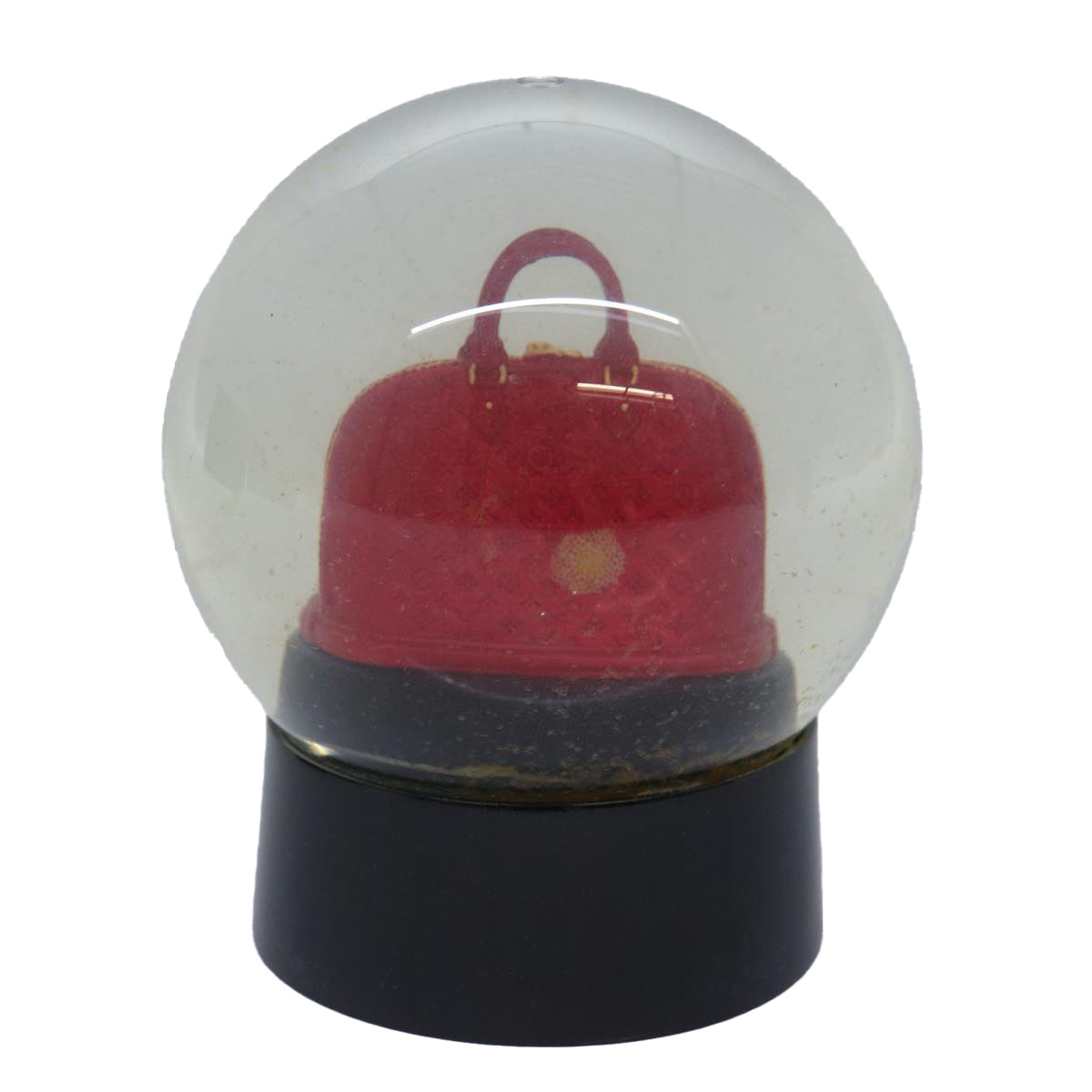 LOUIS VUITTON Snow Globe Alma VIP Limited Clear Red LV Auth 84258