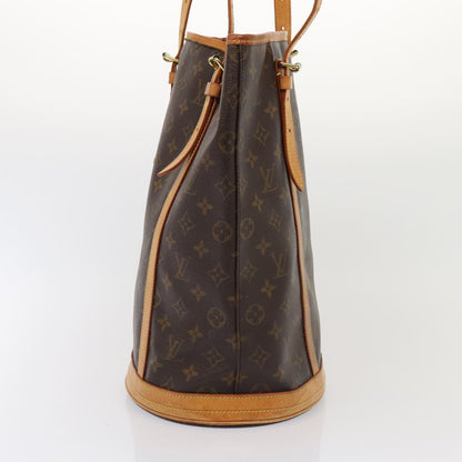 LOUIS VUITTON Monogram Bucket GM Shoulder Bag M42236 LV Auth 84281