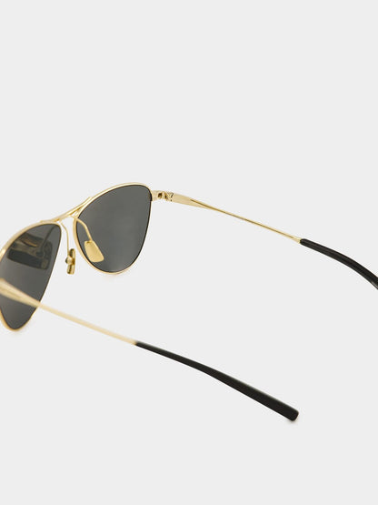Vesper Sunglasses SL 831 in Light Gold and Black