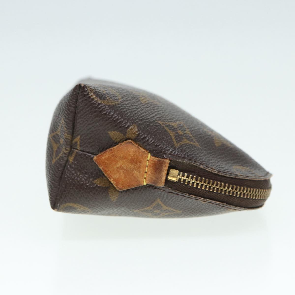 LOUIS VUITTON Monogram Pochette Cosmetic PM Cosmetic Pouch M47515 LV Auth 84350
