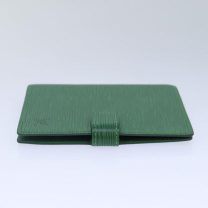 LOUIS VUITTON Epi Agenda PM Day Planner Cover Green R20054 LV Auth 84352
