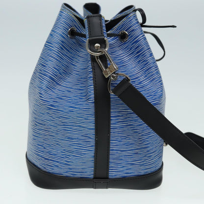 LOUIS VUITTON Epi Denim Petit Noe Shoulder Bag Blue M54636 LV Auth 84402