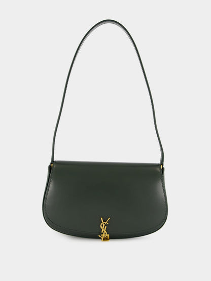Mini Voltaire Shoulder Bag in Vert Fonce