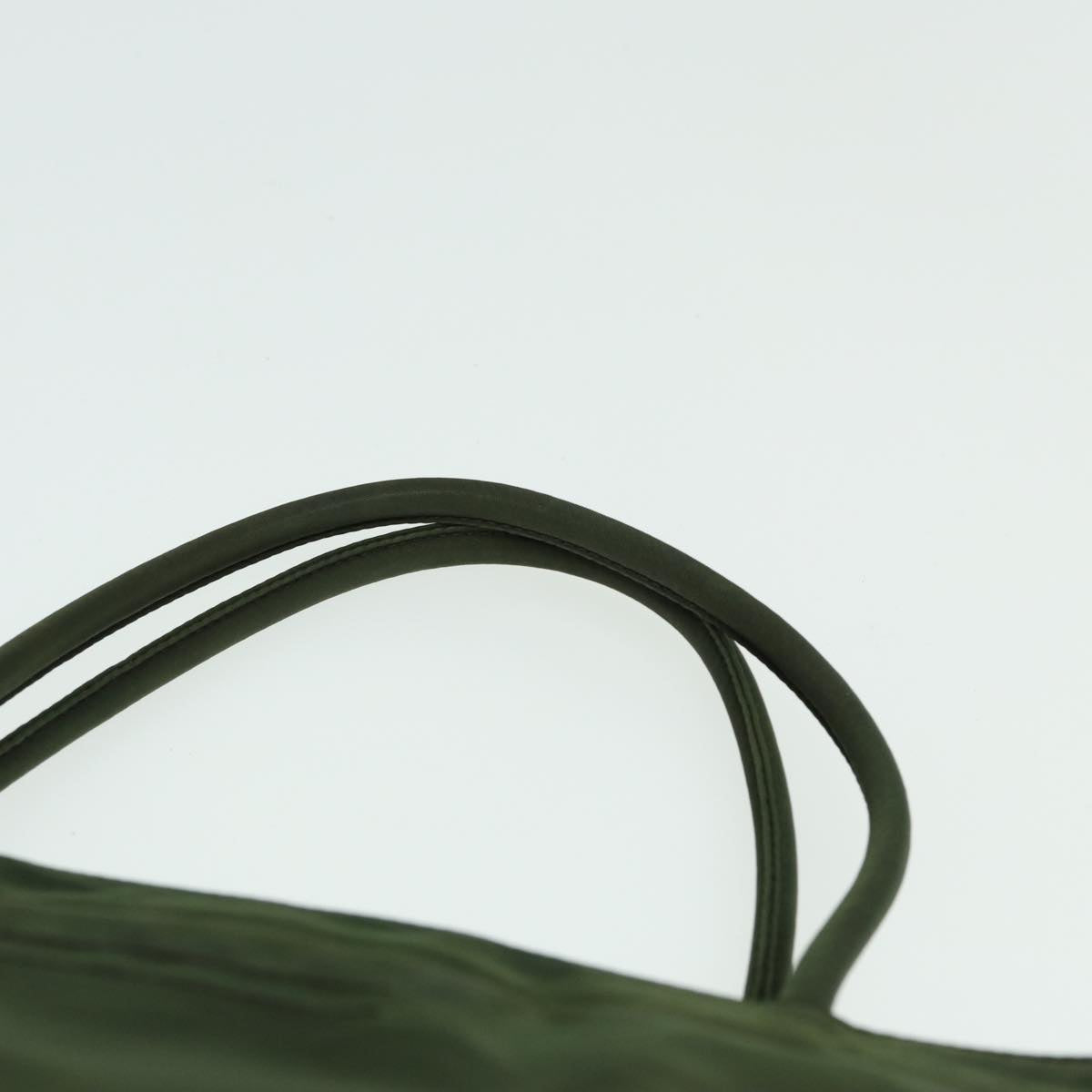 PRADA Tote Bag Nylon Khaki Auth 84451