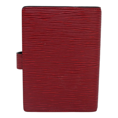 LOUIS VUITTON Epi Agenda PM Day Planner Cover Red R20057 LV Auth 84461