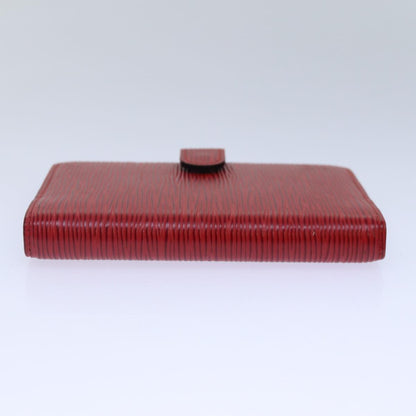 LOUIS VUITTON Epi Agenda PM Day Planner Cover Red R20057 LV Auth 84461