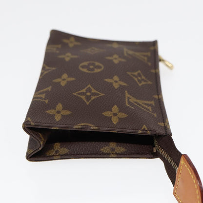 LOUIS VUITTON Monogram Poche Toilette 15 Pouch M47546 LV Auth 84462