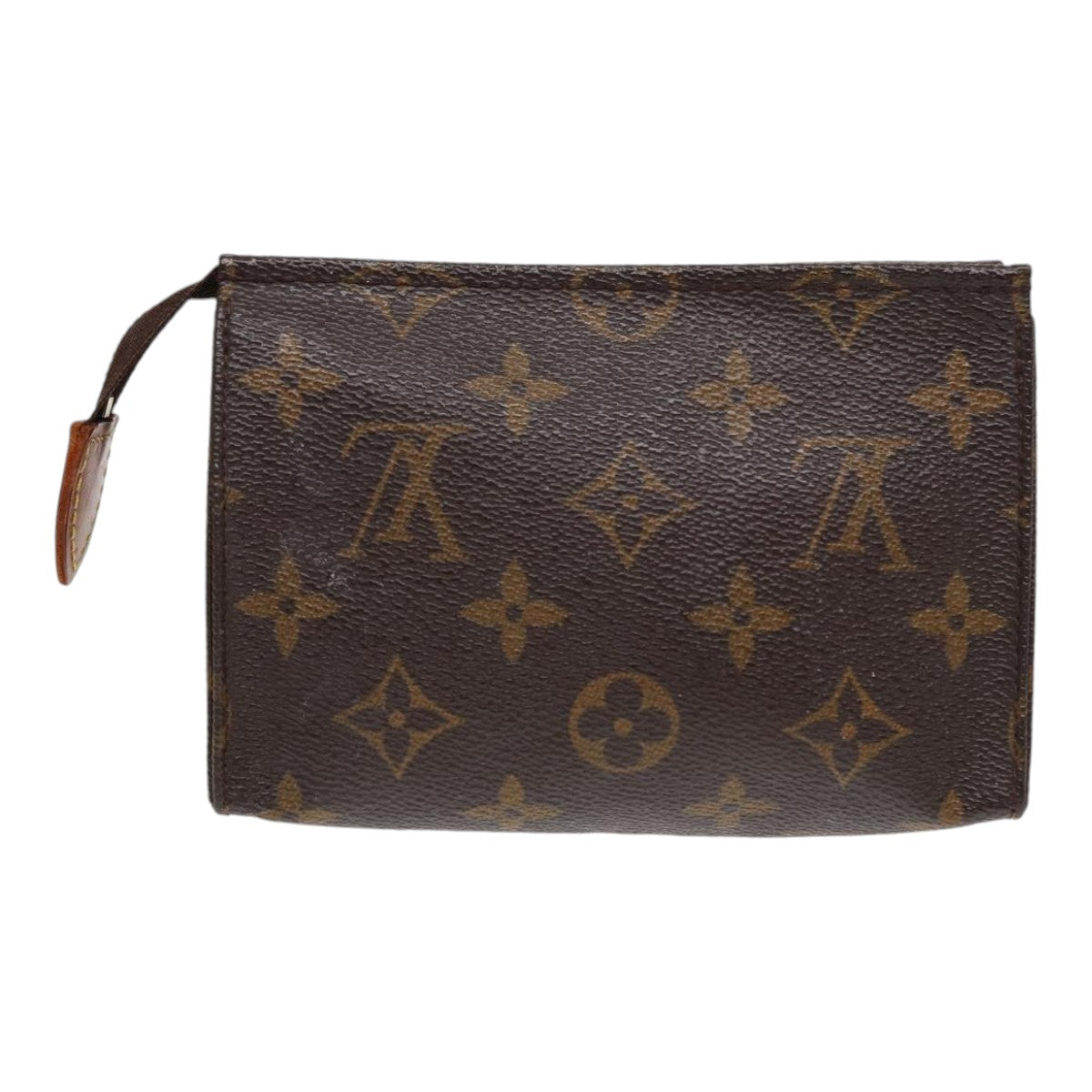LOUIS VUITTON Monogram Poche Toilette 15 Pouch M47546 LV Auth 84465