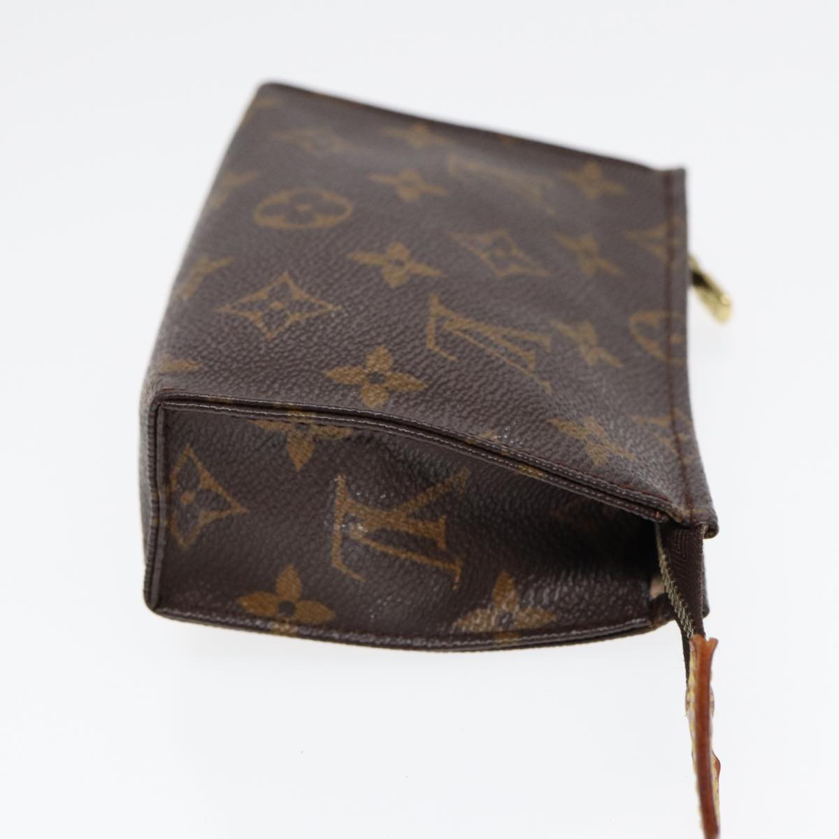 LOUIS VUITTON Monogram Poche Toilette 15 Pouch M47546 LV Auth 84465