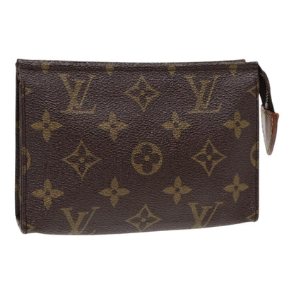 LOUIS VUITTON Monogram Poche Toilette 15 Pouch M47546 LV Auth 84475