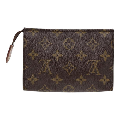LOUIS VUITTON Monogram Poche Toilette 15 Pouch M47546 LV Auth 84475