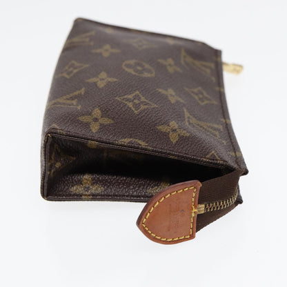 LOUIS VUITTON Monogram Poche Toilette 15 Pouch M47546 LV Auth 84475