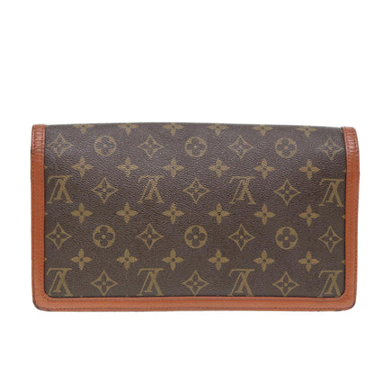 LOUIS VUITTON Monogram Pochette Dam GM Clutch Bag M51810 LV Auth 84497