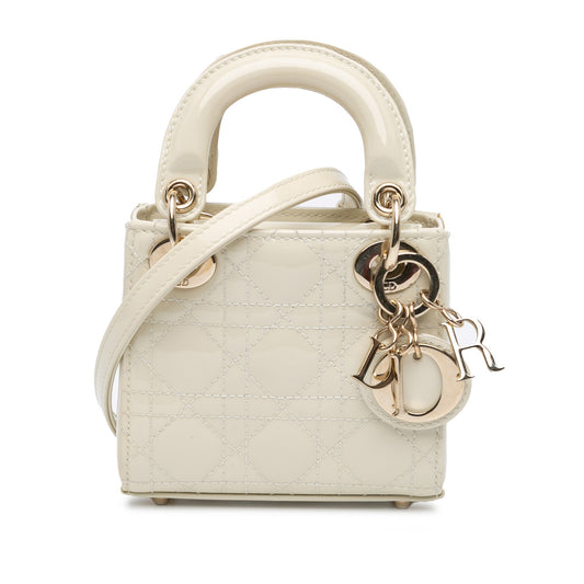 Micro Patent Cannage Lady Dior