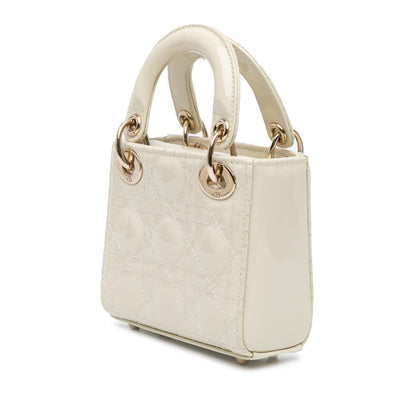 Micro Patent Cannage Lady Dior