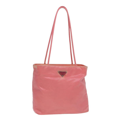 PRADA Tote Bag Nylon Pink Auth 84547