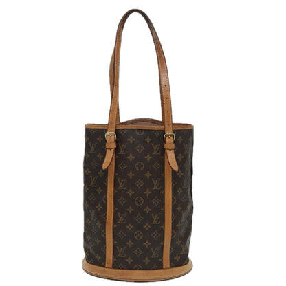 LOUIS VUITTON Monogram Bucket GM Shoulder Bag M42236 LV Auth 84785