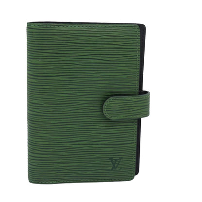 LOUIS VUITTON Epi Agenda PM Day Planner Cover Green R20054 LV Auth 84816